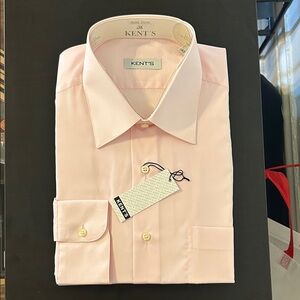 Classic Men's Light Pink Dress Shirt